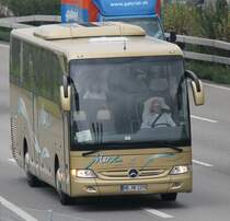 Mercedes Benz Tourismo de la maison Merx reisen photographi le 05.09.2012 prs de Berne