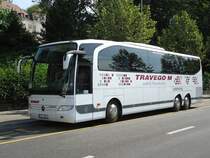 Mercedes benz Travego de la maison Rubes (CZ) photographi le 02.08.2012  Lausanne 