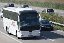 MAN Lion's Coach de la maison AGAT photographi� le 08.09.2012 � Oensingen
