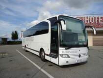 Mercedes Benz Travego de la maison Florentia Bus photographi� le 16.08.2012 � Payerne