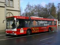 MAN,Zeretzke Reisen,Linie 466 in Dortmund-Dorstfeld nach
Marten S�d �ber Marten Bezirksfriedhof,im Auftrag der DSW21.
(25.03.2008)