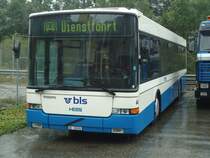 Busland, Burgdorf - Nr. 44/BE 18'090 - Volvo/Hess (ex VBL Luzern Nr. 62) am 1. September 2012 in Langnau, Garage