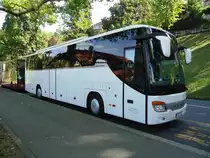 Setra 415 GT HD de la maison Kaiser (Hongrie) photographi� le 29.08.2012 � Berne 