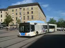 MAN Lions City Gelenkbus am Saarbr�cker Hauptbahnhof.Das Bild habe ich im August 2012 gemacht.