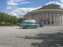 Oldtimer Busse in Saarbr�cken. Das Bild habe ich im August 2012 gemacht.