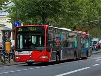 Mercedes Citaro Gelenkbus Nr. 181 der ASEAG am 18.09.2012 als Linie 35 nach Vaals (NL) am Aachener Elisenbrunnen.