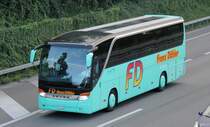 Setra 415 HD de la maison Franz D�hler (groupe Marti) photographi� le 15.09.2012 pr�s de B�le