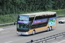 Setra 431 DT de la maison Vito Reisen photographi� le 15.09.2012 pr�s de B�le