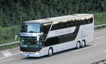 Setra 431 DT de la maison Ebneter photographi� le 15.09.2012 pr�s de B�le