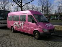 Mercedes Sprinter der Fa. Pletl im Dortmunder Busbahnhof.(28.03.2008)