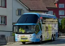 Sch�ner Neoplan Starliner Bus, der Firma Elch Reisen, aufgenommen am 14.09.2012 in Urn�sch.