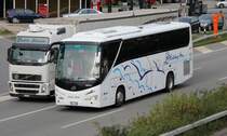 King Long de la maison italienne Holliday Bus photographi� le 17.09.2012 pr�s de Berne