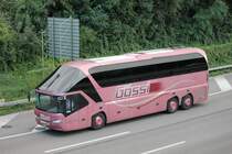Neoplan Starliner de la maison G�ssi photographi� le 15.09.2012 � Pratteln