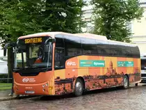 Lahti Eagle  Sightseeing Helsinki , Scania-Basis, finnischer Aufbau, Helsinki 23.08.2012