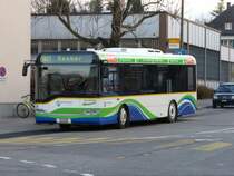 Stadtbus Kreuzlingen - Solaris Bus Nr.85 TG 161785 bei der Haltestelle vor der Post in Kreuzlingen am 15.12.2008