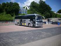 Volvo 9700 von Helmut Ebner aus Deutschland im Stadthafen Sassnitz am 19.06.2012