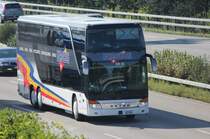 Setra 431 DT EW29 de la maison Eurobus photographi� le 21.09.2012 pr�s de Berne