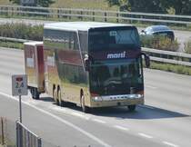 Setra 431 DT n� 29 de la maison Marti photographi� le 21.09.2012 pr�s de Berne
