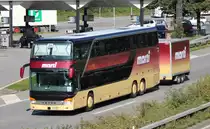 Setra 431 DT n� 29 de la maison Marti photographi� le 21.09.2012 pr�s de Berne