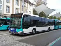 In Offenburg f�hrt ein neuer Citaro C 2. ZOB am 24/09/2012.