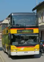Dieses Neoplan N 4426/3 Doppelstock Postauto wurde am 14.09.2012 ben�tigt um 2 Reisegruppen von der Schw�galp zum Bahnhof Urn�sch zu bringen.  