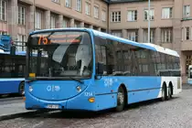 Lahti Scala  HSL HRT , finnischer Aufbauer auf Scania-Basis, Helsinki 23.08.2012 