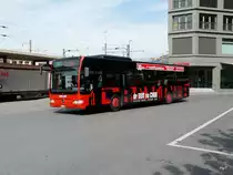 Stadtbus Chur - Mercedes Citaro GR 97505 unterwegs vor dem Bahnhof in Chur am 18.09.2012