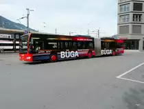 Stadtbus Chur - Mercedes Citaro GR 155853 unterwegs vor dem Bahnhof in Chur am 18.09.2012