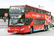 Unvi Urbis  Sightseeing , spanischer Aufbauer auf Scania-Basis, Stockholm 27.08.2012