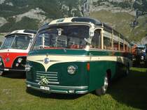 Fischer, Chur - GR 20'420 - Saurer/R&J (ex Geiger, Adelboden Nr. 1) am 15. September 2012 in Chur, Waffenplatz