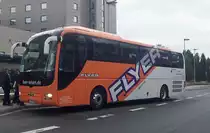 MAN Reisebus, am 23.09.2012  am Airport Hannover.