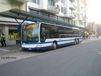 CitaroII L Nr. 245 am 9.3.08 beim Bhf. Zug. Dieser Citaro ist der erste 15m-Facelift Citaro der Schweiz. Er ist hauptschlich auf der Linie 5 Zug - Walchwil - Arth-Goldau unterwegs.