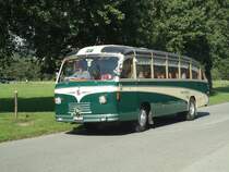 Fischer, Chur - GR 20'420 - Saurer/R&J (ex Geiger, Adelboden Nr. 1) am 15. September 2012 in Chur, Waffenplatz