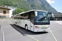 Autolinee Bleniesi, Biasca. Setra S417UL (Nr.13) in Biasca, Garage.
