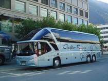 Aus Deutschland: Geissler, Eilenburg - TDO-GR 87 - Neoplan am 15. September 2012 beim Bahnhof Chur