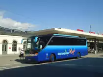 Aus Deutschland: Schweizer, Waldachtal - FDS-AP 401 - Setra am 15. September 2012 beim Bahnhof Chur
