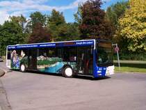 Lion's City des Unternehmens Bur Busse vor dem Friedhof am 29/09/2012.