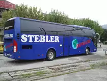 Volvo 9700 de la maison Stebler photographi� le 30.09.2012 � Del�mont 