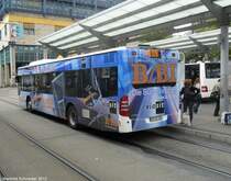 Ein weiterer neuer Mercedes Citaro Bus am Saarbrcker Hauptbahnhof. Es sind 12 neue Citaros im Einsatz. Dieses Bild habe ich im September 2012 gemacht.