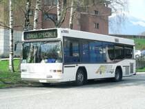 ARL, Viganello. Neoplan N4009 (Nr.38, ex AAGI, Interlaken) in Tesserete, Stazione. (7.4.2009)