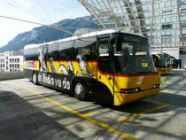 Postauto - Neoplan GR 159347 bei den Postauto Haltestellen in Chur am 18.09.2012