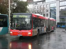 MAN Niederflurbus 3. Generation (Lion's City) auf der Linie 602 nach Bonn Waldau am Hauptbahnhof Bonn.(4.10.2012) 