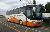 Setra 415 GT HD de la maison belge Deblire photographi le 04.10.2012 prs de Berne 