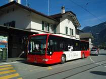 TMR Martigny - VS 1104 - Mercedes Citaro am 23. September 2012 beim Bahnhof Martigny