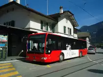 TMR Martigny - VS 1104 - Mercedes Citaro am 23. September 2012 beim Bahnhof Martigny