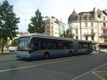 VMCV Clarens - Nr. 60/VD 1360 - Van Hool am 23. September 2012 beim Bahnhof Vevey