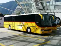 Postauto - Setra S 315 GT  GR 159230 bei den Postautohaltestelen �ber dem Bahnhof in Chur am 18.09.2012