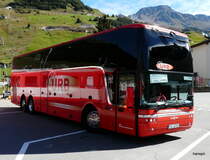 Reisebus VanHool T 917 in Andermatt am 20.09.2012