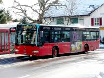 VB Biel - Mercedes Citaro Bus Nr.121 eingeteilt auf der Linie 7 in Brgg am 22.03.2008