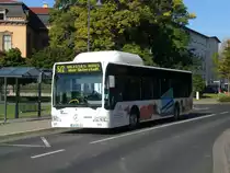 Mercedes-Benz O 530 CNG auf der Linie 5/2 nach M�hlhausen Wei�es Haus am Bahnhof M�hlhausen.(8.10.2012) 